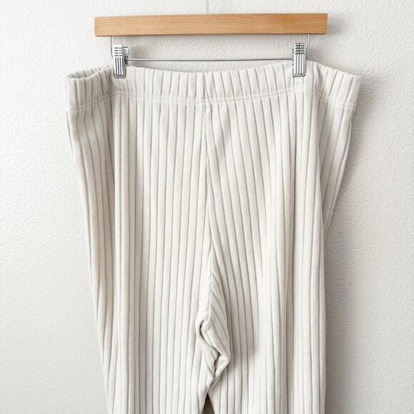 GAP BODY | Cozy Rib PJ Cardigan Top + Pants Bottoms Lounge Wide Ribbed | XL - Picture 12 of 13